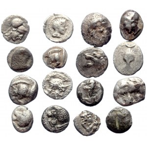 16 Greek Silver coins (Silver, 13.67g)