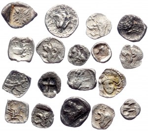 18 Greek Silver coins (Silver, 10.76g)
