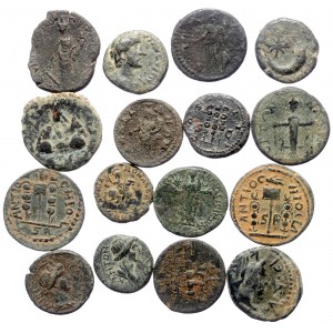 16 Roman bronze coins (Bronze, 74.88g)