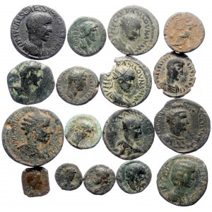 16 Roman bronze coins (Bronze, 74.00g)