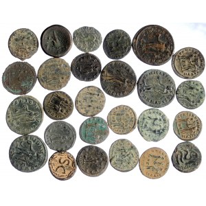 26 Roman bronze coins (Bronze, 113.80g)