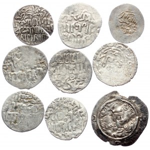 9 Islamic silver coins (Silver, 33.06g)