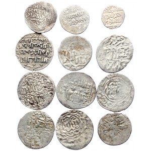 12 Islamic silver coins (Silver, 22.94g)
