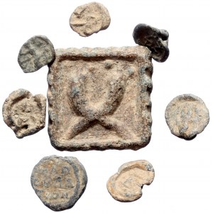 8 Byzantine Lead seals (Lead, 91.70g)