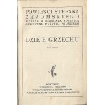 Dzieje grzechu - Powieści Stefana Żeromskiego, tom drugi, 1928r.