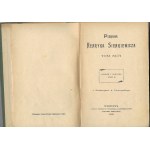 Pisma XLVI- Henryk Sienkiewicz, Nakład Redakcyjny Tygodnika Ilustrowanego, Warszawa 1902r.