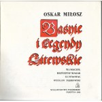 Baśnie i legendy litewskie - Oskar Miłosz, ilustr. Wiesław Dąbrowski, 1986r.