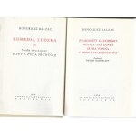 Komedia Ludzka VI, VIII, IX (trzy tomy) ; Piotrusia, Pułkownik Chabert, Znakomity Gaudissart - Honoriusz Balzac, wyd. I, 1958r.