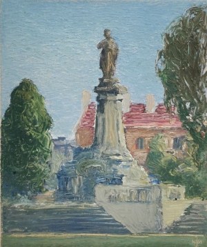 Juliusz Mieszkowski, Pomnik Adama Mickiewicza w Warszawie