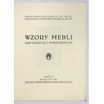 WZORY mebli zabytkowych i nowoczesnych. Zesz. 3. Kraków 1927. Miejskie Muzeum Przemysłowe. 4, s. [15]....