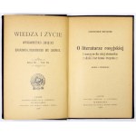 BRÜCKNER Aleksander - O literaturze rosyjskiej i naszym do niej stosunku dziś i lat temu trzysta. Szkic literacki....