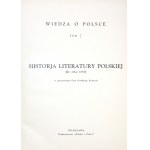 GÓRSKI Konrad, LORENTOWICZ Jan - Historja literatury polskiej. (Od czasów najdawniejszych aż do chwili obecnej) [...]...
