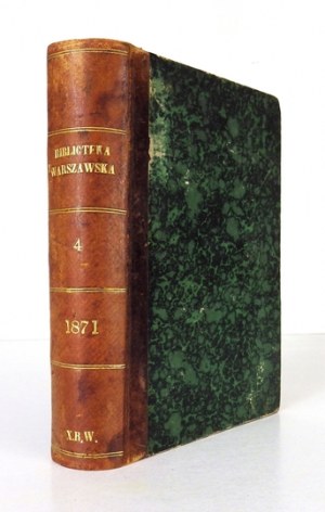 BIBLIOTEKA Warszawska. R. 1871, t. 4