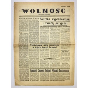 WOLNOŚĆ. Gazeta Armii Radzieckiej. R. 4, nr 278 1947