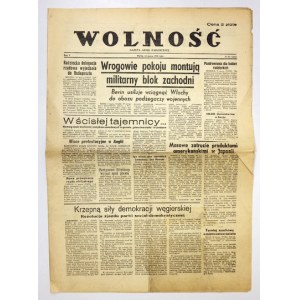 WOLNOŚĆ. Gazeta Armii Radzieckiej. R. 5, nr 57 1948