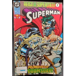 Superman 2/96 (63) by Dan Jurgens and Brett Breeding Reign of the Supermen 2