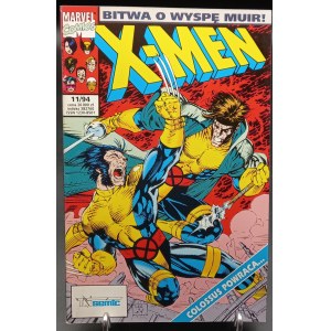 X-Men Bitwa o wyspę Muir! Zeszyt 11/94 Marvel TM Semic Comics Piękny stan!