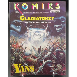 Komiks Gladiatorzy Yans Rosiński - Duchateau Zeszyt 1/6 '89 Piękny stan!