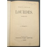 Lourdes Powieść Emil Zola Rok 1895