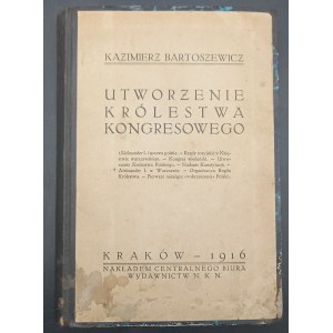 Gründung des Kongresses Königreich Kazimierz Bartoszewicz Jahr 1916