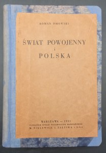 Świat powojenny i Polska Roman Dmowski Rok 1931