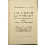 Werke Friedrich Nietzsche Die Götterdämmerung oder Wie man mit einem Hammer philosophiert P. Siedlecki Buchschmuck