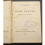 Gawędy i rymy ulotne Władysława Syrokomli Rok 1853