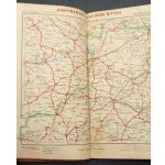 Atlas Polski Continental z 1 mapą ogólną oraz 20-oma mapami poszczególnemi