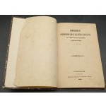 Collection of Civil Pension Regulations in the Kingdom of Poland continued Year 1866