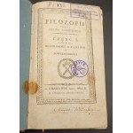 O Filozofii przez Felixa Jarońskiego Część I-III Rok 1812