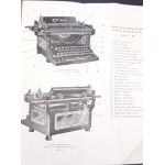 Polish typewriter F.K. General instructions for using a typewriter