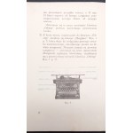 Polnische Schreibmaschine F.K. Allgemeine Hinweise zur Benutzung einer Schreibmaschine