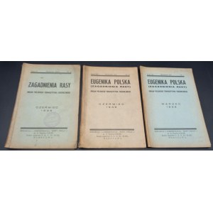 The Issue of Race das Organ der Polnischen Eugenischen Gesellschaft Jahr 1936 Polnische Eugenik Jahr 1938 zwei Ausgaben