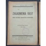 The Issue of Race the organ of the Polish Eugenics Society Year 1936 Eugenics Poland Year 1938 two issues