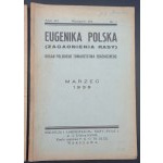 The Issue of Race the organ of the Polish Eugenics Society Year 1936 Eugenics Poland Year 1938 two issues