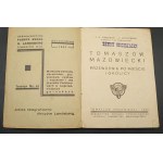 Tomaszów Mazowiecki Przewodnik po mieście i okolicy J.P. Dekowski - J. Jastrzębski Rok 1935