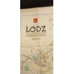 Urzędowy Plan Miasta Łodzi opracowany przez Wydział Planowania Przestrzennego Zarządu Miejskiego w Łodzi Rok 1948