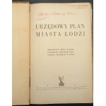 Urzędowy Plan Miasta Łodzi opracowany przez Wydział Planowania Przestrzennego Zarządu Miejskiego w Łodzi Rok 1948