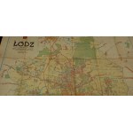 Urzędowy Plan Miasta Łodzi opracowany przez Wydział Planowania Przestrzennego Zarządu Miejskiego w Łodzi Rok 1948