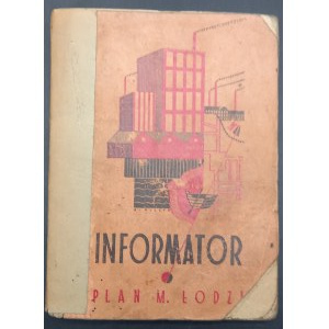 Informator - Guide With 16 Plans of the City of Lodz Year 1933