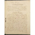Schülerheft der Klasse VI des Gubernialgymnasiums in Piotrków Trybunalski Enthält Notizen aus einem Poesiekurs Das Jahr 1845!