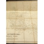 Mapa automobilowa Rzeczypospolitej Polskiej Wydana przez Automobilklub Polski Warszawa