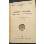 Civitas Tusinensis Karten aus der Vergangenheit der Stadt Tuszyn Józef Litwin Jahr 1930