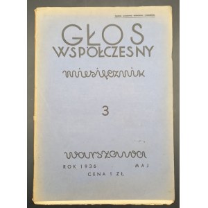 Głos Współczesny Miesięcznik 3 Jahr 1936 Mai