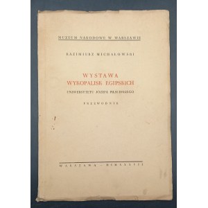 Ausstellung der ägyptischen Ausgrabungen Kazimierz Michalowski Jahr 1937