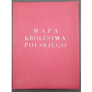 Mapa Krolestwa Polskiego Opracował Kazimierz Fiszer Skala 1: 500000 Piękny stan!