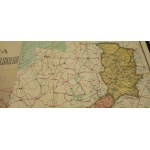 Map of the Polish Kingdom Compiled by Kazimierz Fiszer Scale 1: 500000 Beautiful condition!