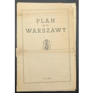 Plan der Hauptstadt Warschau um 1939