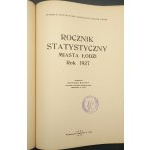 Statistisches Jahrbuch der Stadt Łódź Jahr 1927