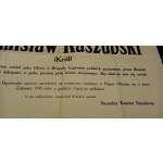 Nachruf auf den verstorbenen Stanislaw Kaszubski (King) Jahr 1915